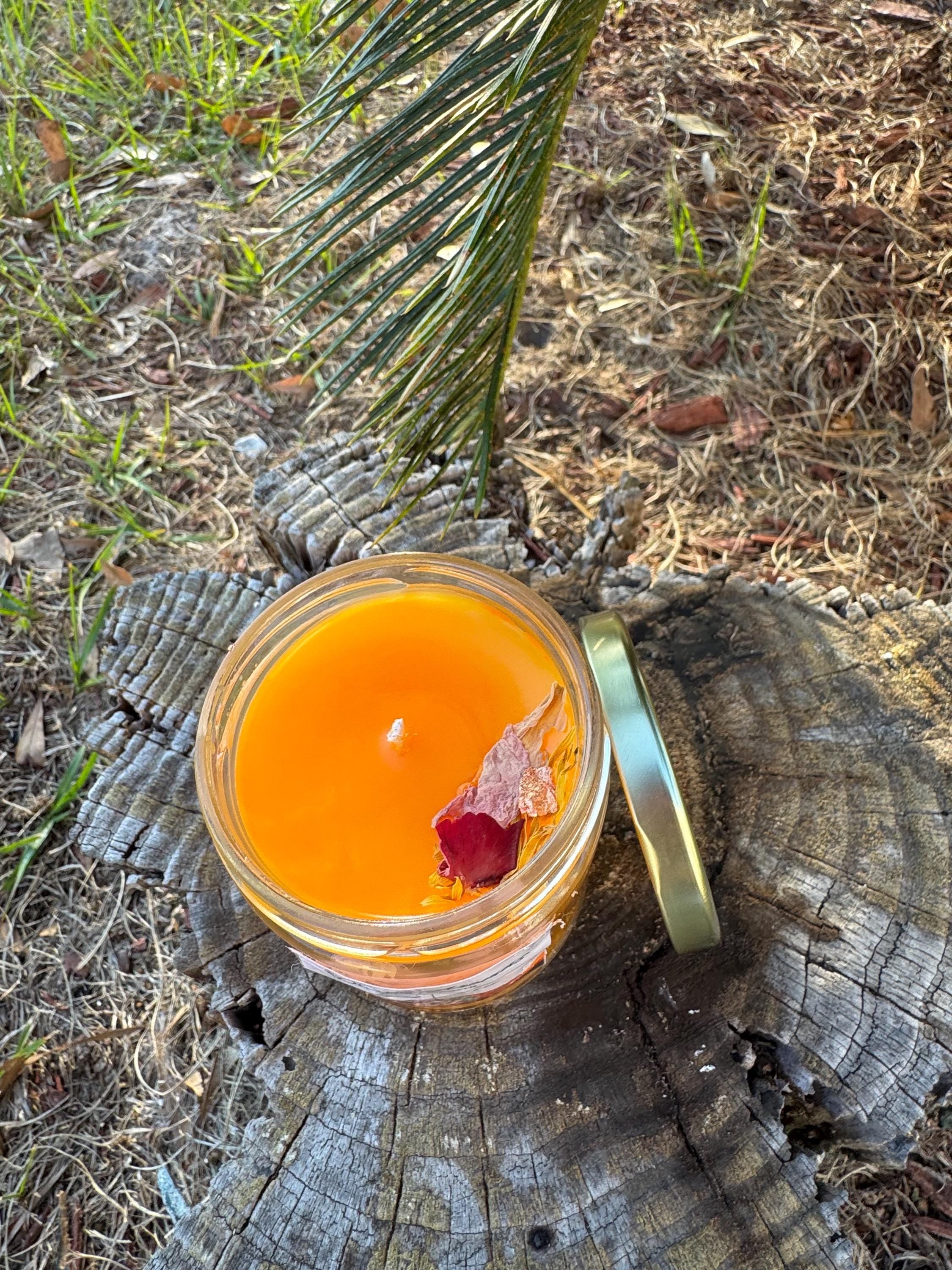 Desert Flower Candle