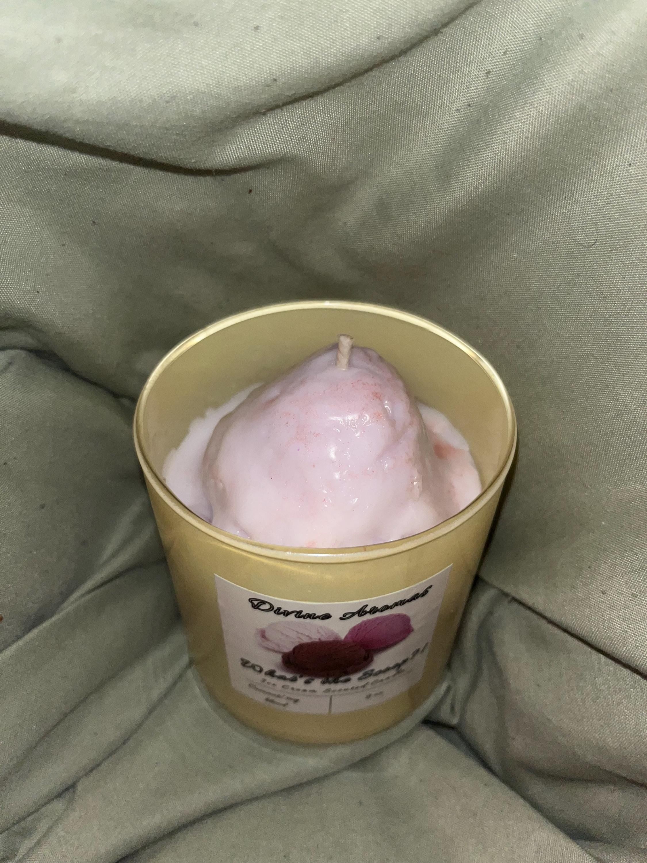 What’s the Scoop?! Ice Cream Candle